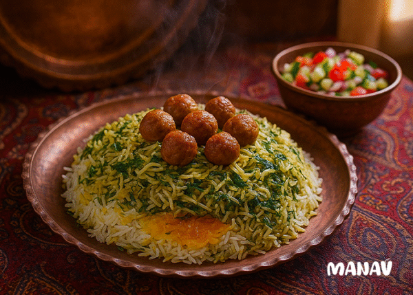 طرز تهیه کلم پلو شیرازی اصل با طعمی بی‌نظیر (مهمان‌پسند و خوش‌عطر!) | ماناو شیراز